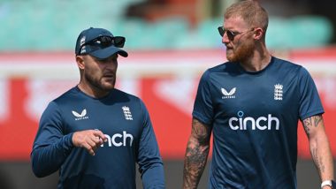 England Playing XI for Third Test vs India Announced: Mark Wood Replaces Shoaib Bashir, Ben Stokes Set for 100th Appearance