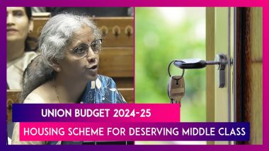 Budget 2024-25: Finance Minister Nirmala Sitharaman Announces Housing Scheme For Deserving Middle Class