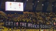 Fans Raise ‘CR7 Is the World Scorer’ Banner During Al-Nassr vs Al-Hazem Saudi Pro League 2023-24 Match As Cristiano Ronaldo Serves One-Match Suspension, Pic Goes Viral
