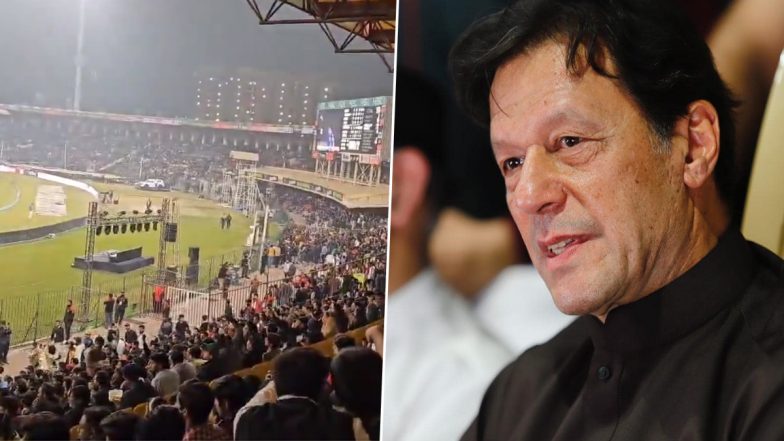 ‘Tera Yaar, Mera Yaar Qaidi Number 804’ Spectators Raise Slogans In Favour of Jailed Imran Khan During PSL 2024 Match (Watch Video)