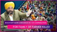 Farmers Protest 2024: Punjab CM Bhagwant Mann Announces Rs 1 Crore Compensation And Job For Sister Of Farmer Killed At Haryana Border