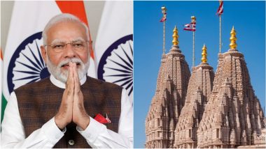 First-Ever Hindu Temple in UAE To Be Inaugurated by PM Narendra Modi on February 14: All You Need To Know About BAPS Mandir in Abu Dhabi