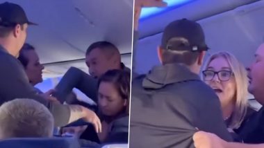 Fight on Southwest Airlines Video: Fistfight Breaks Out Between Two Passengers on Hawaii-Bound Southwest Flight, Watch Viral Clip