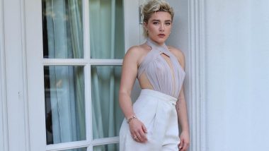 Florence Pugh Frees the Nipple in a Grey Halter Neck Top, Goes Braless for Dune 2 Promotional Event, View Pics
