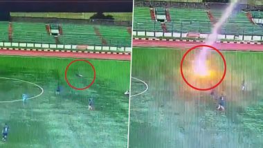 SHOCKING! Footballer Killed During Match After Being Struck by Lightning in Indonesia, Video Goes Viral