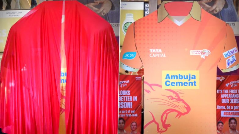 WPL 2024: Gujarat Giants Unveil Jersey in a Shopping Mall (Watch Video)