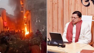 Haldwani Violence: Uttarakhand Government Writes to MHA Seeking Additional Central Paramilitary Forces After Madrasa Demolition Sparks Violence