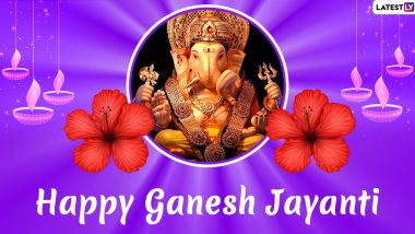 Happy Ganesh Jayanti 2024 Images & HD Wallpapers for Free Download Online: Observe Maghi Ganesh Jayanti With WhatsApp Messages, Quotes and Greetings