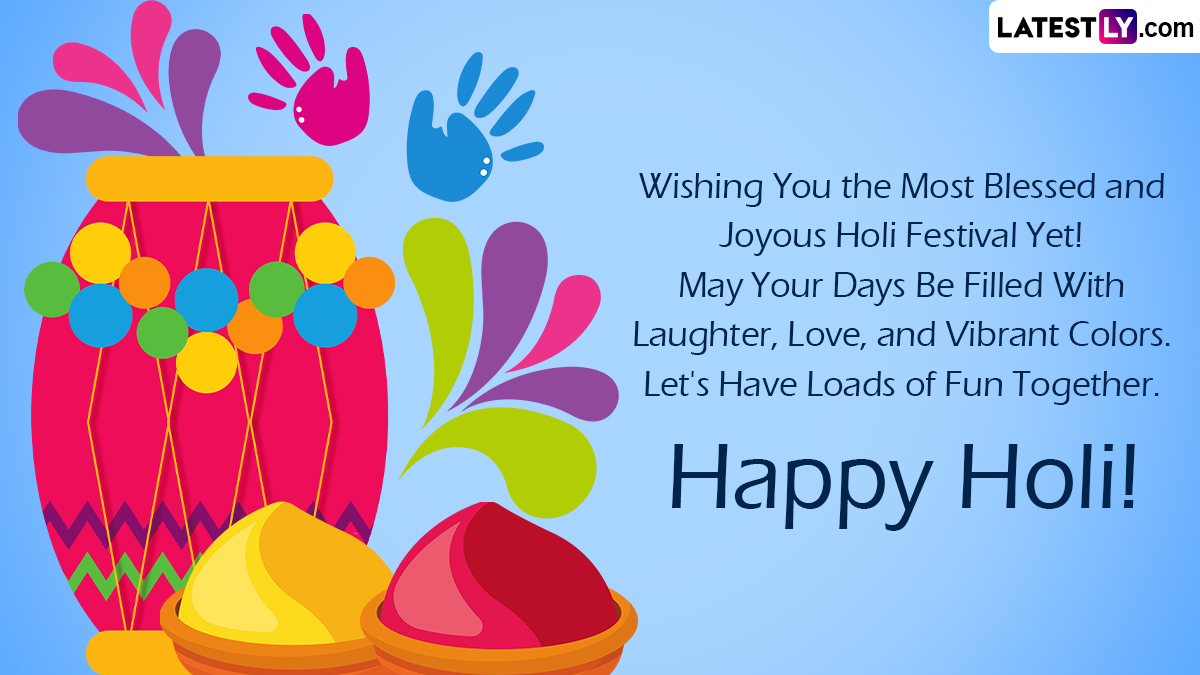 Happy Holi 2024 Greetings & HD Images: WhatsApp Messages, Sayings ...