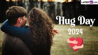 Hug Day 2024 Wishes & Messages: WhatsApp Stickers, Images, HD Wallpapers, Quotes and SMS To Send on Sixth Day of Valentine's Week