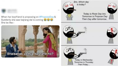 Happy Propose Day 2024 Jokes and Funny Memes To Share on the Day That's Filled With Stinking Cute Proposal Scenes!