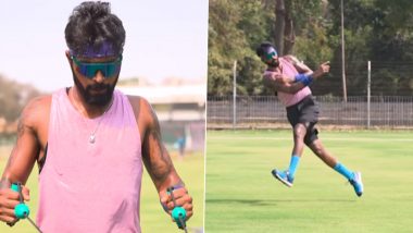 'Fine Tuning' Hardik Pandya Continues Hard Work in Training as He Gears Up for IPL 2024, Shares Update on Instagram (Watch Video)