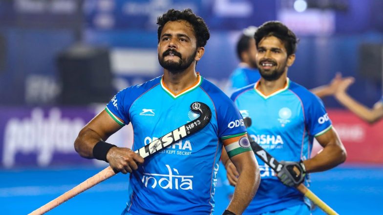 Indian Men’s Hockey Team Suffers 2-3 Loss Against Germany in FIH Pro League 2023–24 London Leg; Harmanpreet Singh, Sukhjeet Singh Score for the Blues