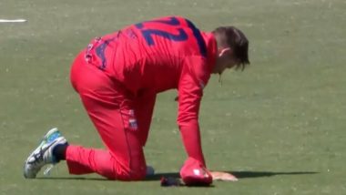 Australian Cricketer Henry Hunt Suffers Nasty Nose Injury While Fielding, Left Bloodied During South Australia vs Victoria Marsh Cup 2023-24 Match (Watch Video)