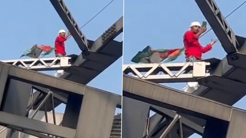 Kolkata: Man Climbs Ballygunge Bridge, Threatens Suicide Over ‘Failed’ Promise; Video Surfaces