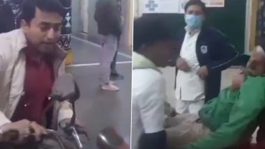 Madhya Pradesh: Man Enters Emergency Ward of Hospital in Satna Carrying Unconscious Grandfather on Bike, Recreates ‘3 Idiots’ Scene; Video Surfaces