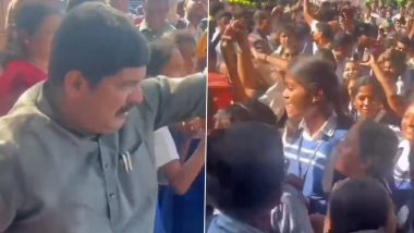 Mangaluru: School Teacher Allegedly Makes Derogatory Comment on Lord Ram, Booked After Pro-Hindu Workers Stage Protest (Watch Video)