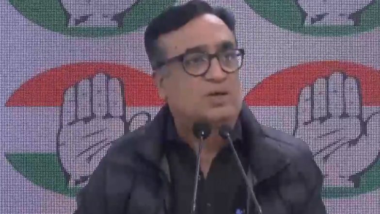 Bank Accounts of Congress, Youth Congress Frozen Ahead of Lok Sabha Elections 2024, Claims Ajay Maken (Watch Video)