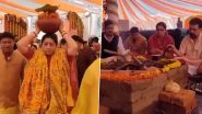 Smriti Irani, Husband Zubin Perform ‘Griha Pravesh’ Rituals in Amethi Residence; Video Surfaces