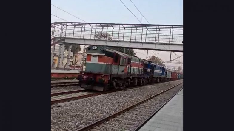 Freight Train Halted at Kathua Station Starts Running Due to a Slope Towards Pathankot Without a Driver, Inquiry Underway