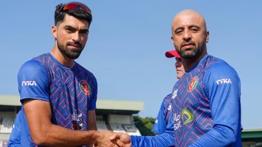 Nephew Ibrahim Zadran Hands Test Debut Cap to Uncle Noor Ali Zadran in SL vs AFG One-Off Test Match
