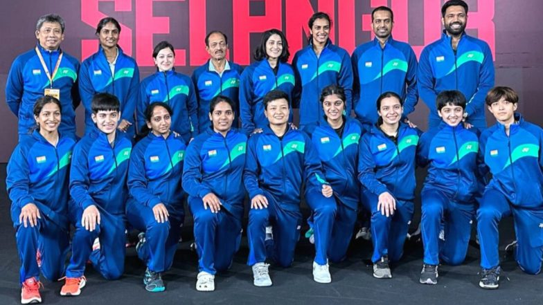 India Women's Team Wins First-Ever Gold Medal at Badminton Asia Team Championships After 17-Year-Old Anmol Kharb Wins Decider