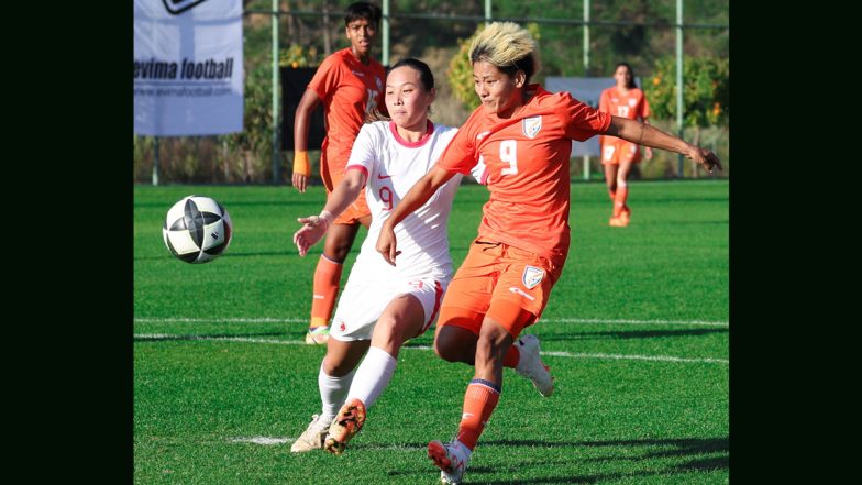 Indian Football Team Defeats Hong Kong 2-0 in the Turkish Women's Cup 2024; Anju Tamang, Soumya Guguloth Score For Blue Tigresses