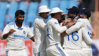 India Register Their Biggest Win in Terms of Runs in Test History, Achieve Milestone With 434-Run Victory Over England in Rajkot Test