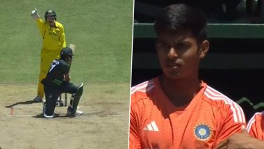 India U19 Team Attends Australia vs Pakistan ICC U19 World Cup 2024 Semifinal, Video Goes Viral
