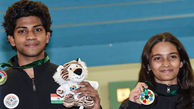 Isha Anil Taksale and Umamahesh Maddineni Clinch Gold and Silver Medals in 10m Air Rifle Junior Mixed Team Event at ISSF Juniors World Cup