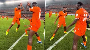 Ivory Coast Players Perform Cristiano Ronaldo’s Trademark ‘SIUUU’ Celebration After Winning AFCON 2023 Title With 2–1 Victory Over Nigeria, Video Goes Viral