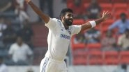 Jasprit Bumrah Becomes Fastest Indian Pacer to Complete 150 Wickets in Test Cricket, Achieves Feat During India vs England 2nd Test 2024