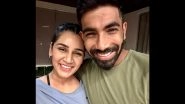 &lsquo;Happiness Is Here&rsquo; Jasprit Bumrah Shares A Selfie With Wife Sanjana Ganesan During Break From IND vs ENG Test Series 2024