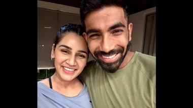 ‘Happiness Is Here’ Jasprit Bumrah Shares A Selfie With Wife Sanjana Ganesan During Break From IND vs ENG Test Series 2024