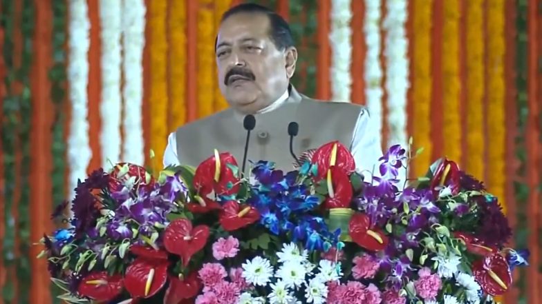 'Modi Hai to Mumkin Ha': Union Minister Jitendra Singh Says Appeasement Politics Ended After PM Narendra Modi Came to Power (Watch Video)