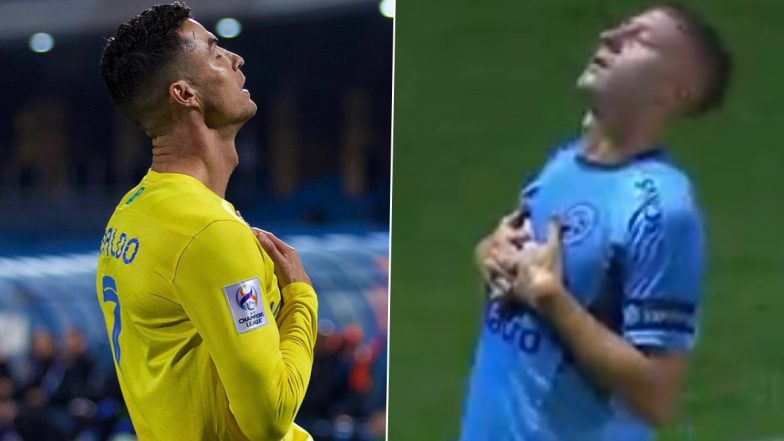 Argentinian Footballer Juan Barinaga Performs Cristiano Ronaldo’s ‘Sleep’ Celebration After Scoring in Belgrano vs Sarmiento Argentine Primera Division Match, Video Goes Viral