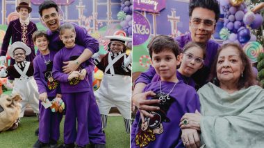Karan Johar Pens Sweetest Note for His ‘Sunshines’ Yash and Roohi on Their 7th Birthday; Filmmaker Writes, 'Grow Up but Never Change'