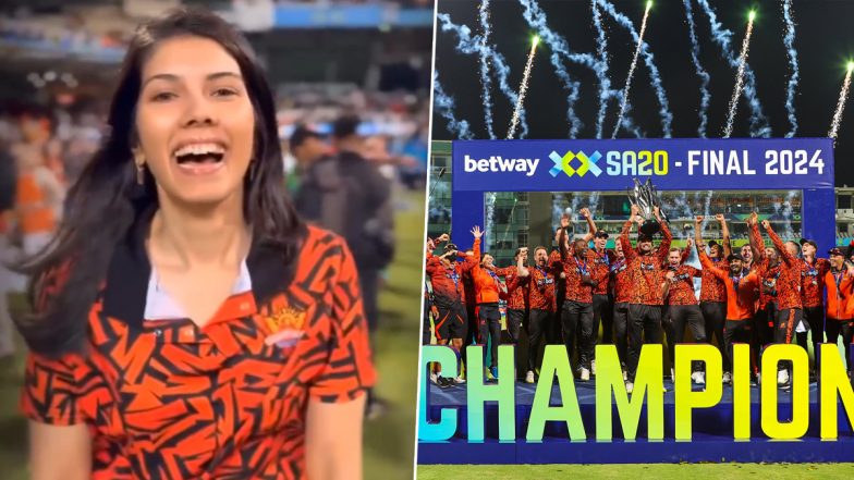 Kavya Maran Reacts After Sunrisers Eastern Cape Win Back-to-Back SA20 Titles, Video Goes Viral