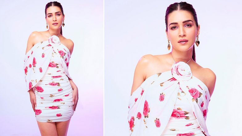 Kriti Sanon’s White Dress With Pink Roses Is the Perfect Outfit Inspo for Rose Day, View Pics of the Gorgeous Actress