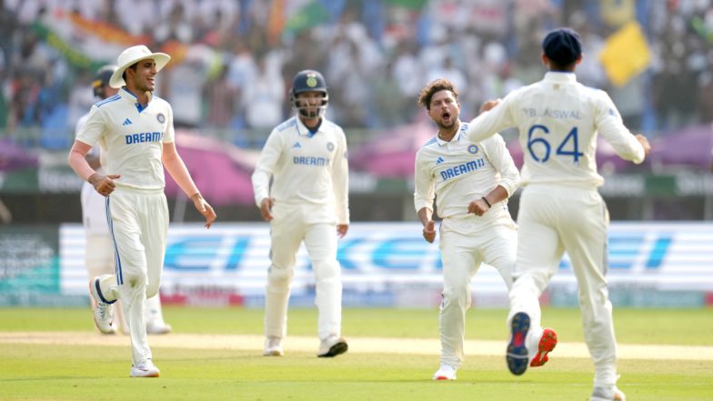 Kuldeep Yadav Completes 50 Wickets in Test Matches, Achieves Feat During IND vs ENG 5th Test 2024