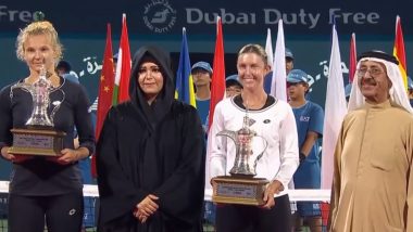 Latifa Bint Mohammed Presents Trophies to Winners of 24th Dubai Duty Free Tennis Championships