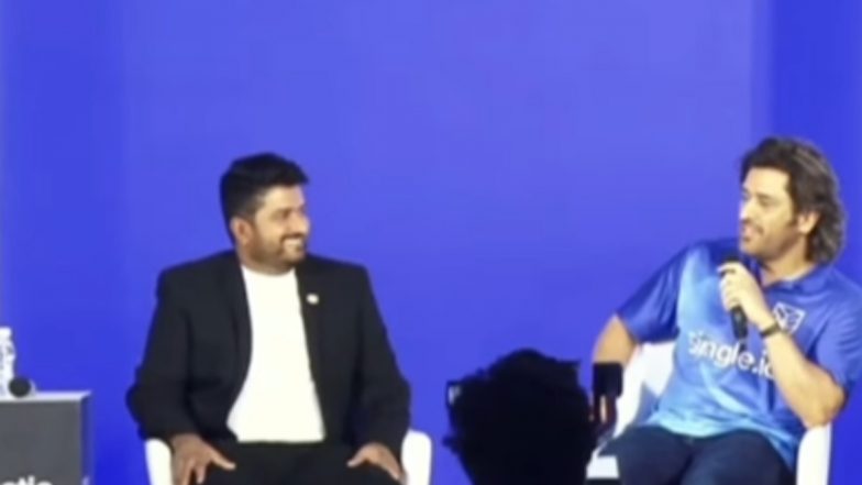 ‘That Was the Day My Parents Decided I Would Come On Earth’ MS Dhoni Reveals Reason Behind Picking No 7 As His Jersey Number, Video Goes Viral