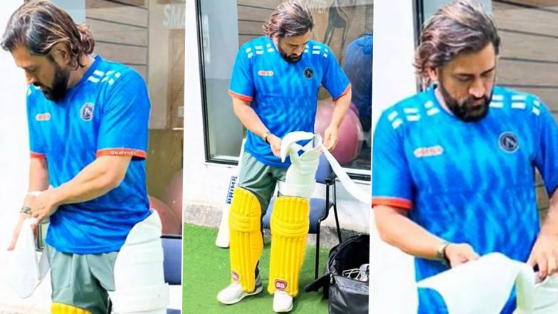 CSK Captain MS Dhoni Begins Preparations for IPL 2024 (See Pics)