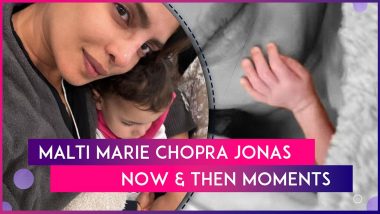 Priyanka Chopra Shares Baby Malti Marie’s Now And Then Pictures On Social Media!