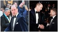 BAFTA 2024: Prince William Attends the Ceremony Sans Wife Kate Middleton (Watch Video)