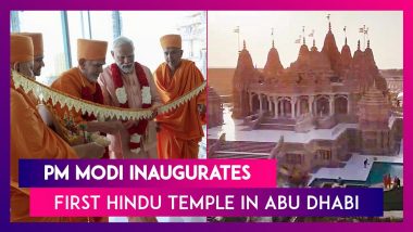 PM Narendra Modi Inaugurates BAPS Temple, First Hindu Temple In Abu Dhabi; Know More About The Mandir