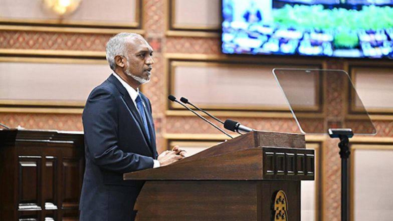 India-Maldives Row: Mohamed Muizzu Says All Indian Military Personnel in Island Nation To Be Sent Back Before May 10
