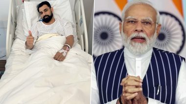 PM Narendra Modi Wishes Speedy Recovery to Mohammed Shami As Injured Pacer Undergoes Achilles Tendon Surgery