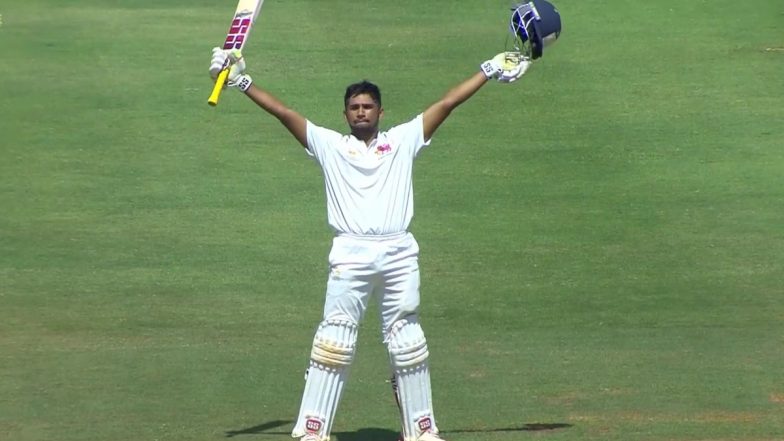 Musheer Khan Scores Maiden Double Century in First Class Cricket, Achieves Feat During Mumbai vs Baroda Ranji Trophy 2024 Quarterfinal