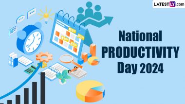 National Productivity Day 2024 Date and Theme: Know the History and Significance of the Day That Promotes India's Productivity Culture